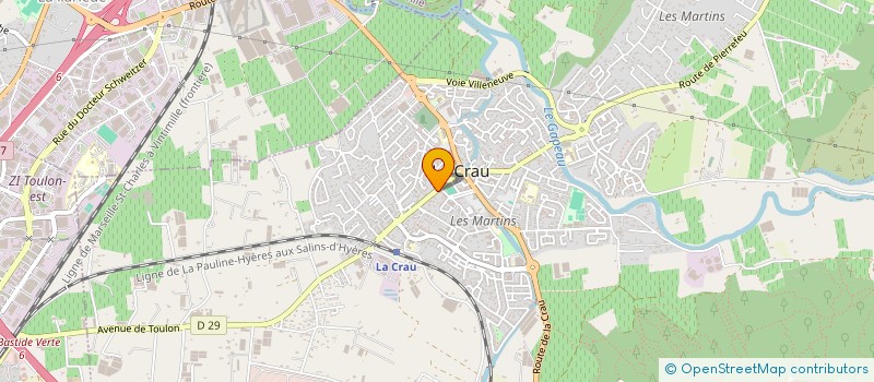 localisation de l'entreprise SL STUDIO  LA CRAU