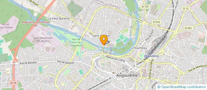 localisation de l'entreprise SL TABARIES à ANGOULEME