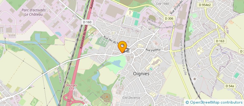 localisation de l'entreprise SL TRADING à OIGNIES