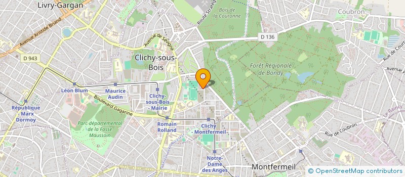 localisation de l'entreprise SL TRANSPORT à CLICHY-SOUS-BOIS