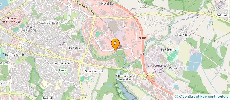 localisation de l'entreprise SL TRANSPORTS à VANNES