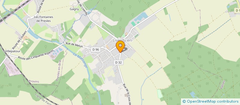 localisation de l'entreprise SL VRD  LIVERDY-EN-BRIE