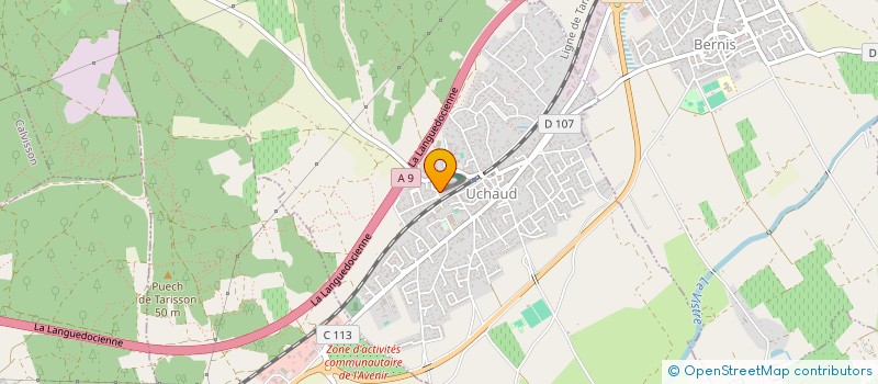 localisation de l'entreprise SL VTC  UCHAUD