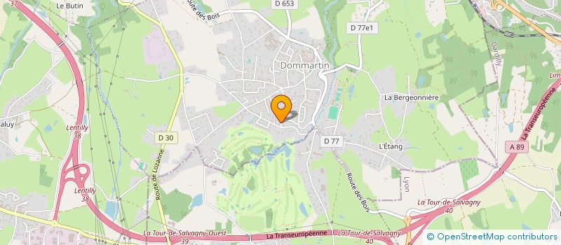 localisation de l'entreprise SL2  DOMMARTIN