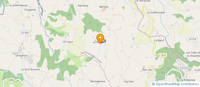 localisation de l'entreprise SL2A à SAINT-DENIS-SUR-COISE