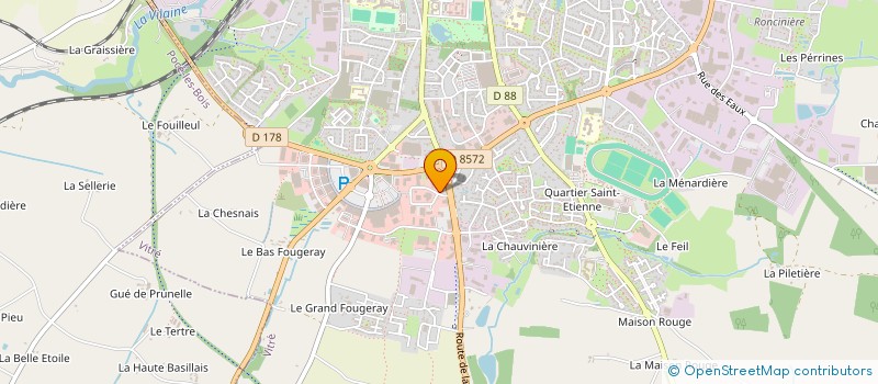 localisation de l'entreprise SL2B  VITRE