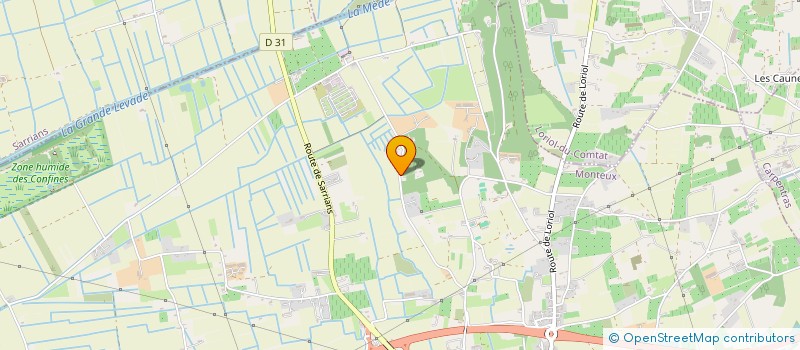 localisation de l'entreprise SL2D  MONTEUX