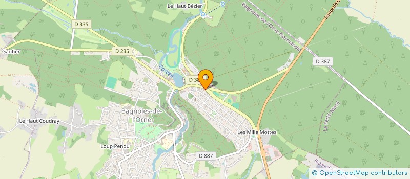 localisation de l'entreprise SL2D à BAGNOLES-DE-L'ORNE-NORMANDIE