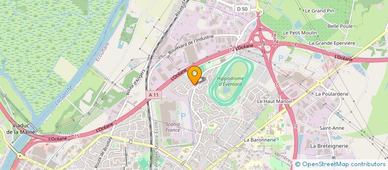 localisation de l'entreprise SL2IMMO  ECOUFLANT