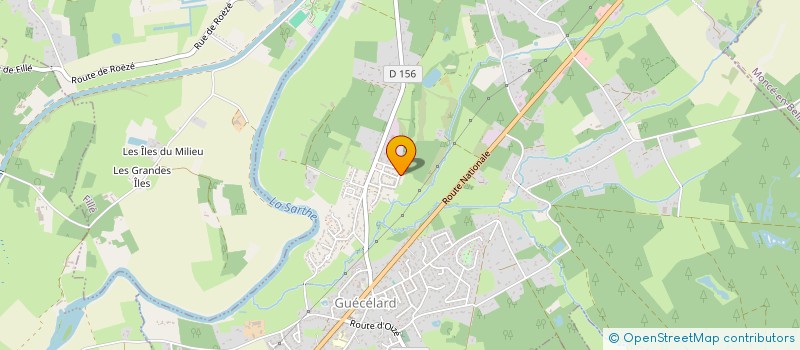 localisation de l'entreprise SL2J IMMO  GUECELARD