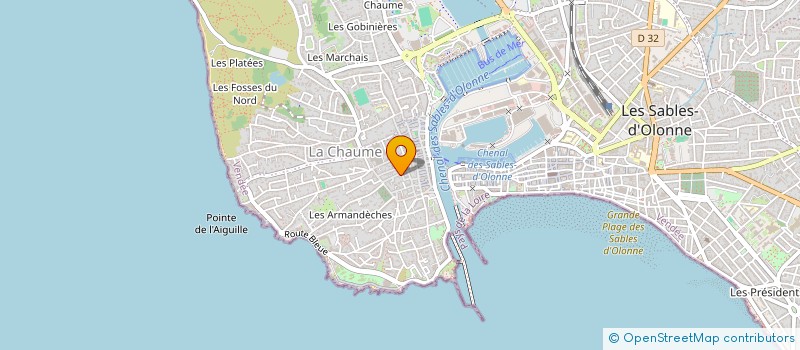 localisation de l'entreprise SL2M à LES SABLES D'OLONNE