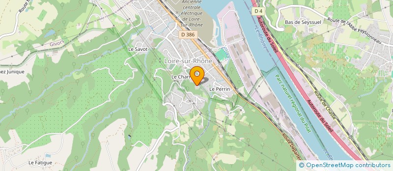 localisation de l'entreprise SL2P  LOIRE-SUR-RHONE