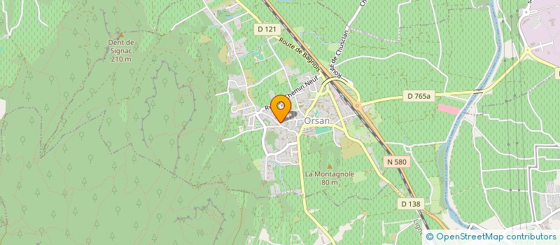 localisation de l'entreprise SL2T  ORSAN