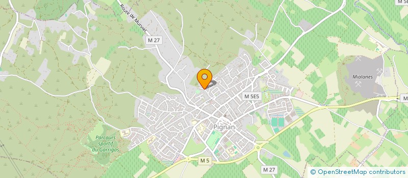 localisation de l'entreprise SL2V  PIGNAN