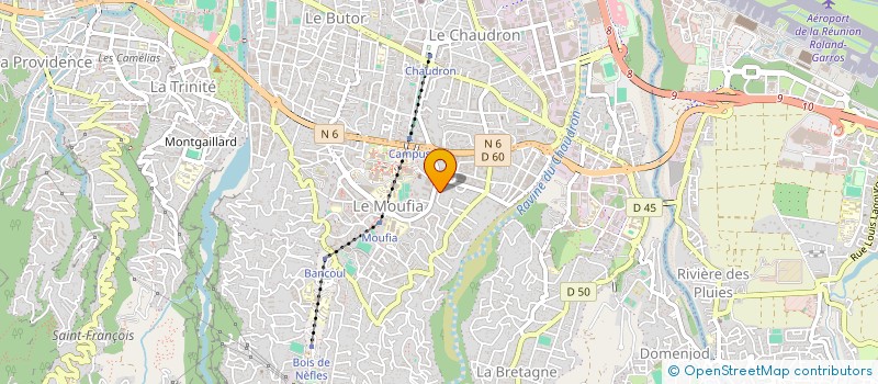 localisation de l'entreprise SL3B à SAINT-DENIS