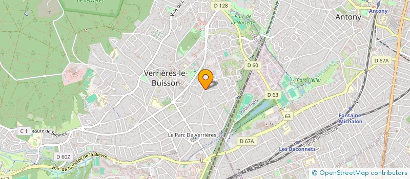 localisation de l'entreprise SL4PRISME à VERRIERES-LE-BUISSON