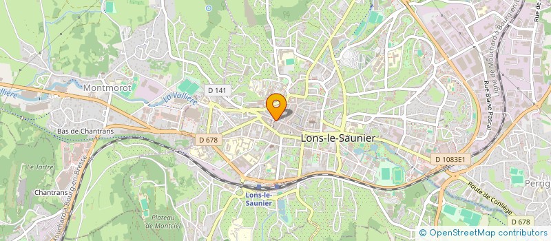 localisation de l'entreprise SLA à LONS-LE-SAUNIER