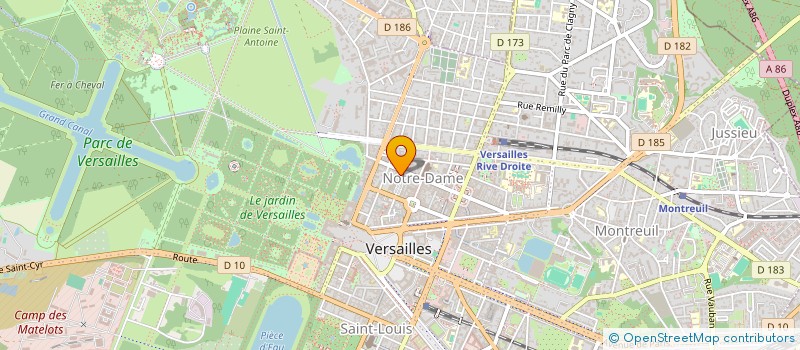 localisation de l'entreprise SLA & CO à VERSAILLES