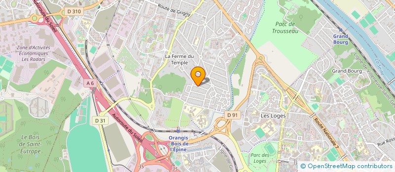 localisation de l'entreprise SLA ELEC à RIS-ORANGIS