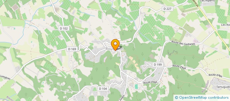 localisation de l'entreprise SLA LITERIE DIFFUSION à ROUSSILLON