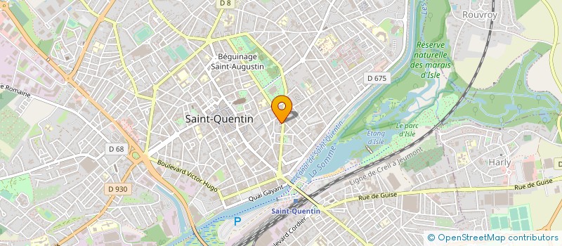 localisation de l'entreprise SLAC NORD à SAINT-QUENTIN