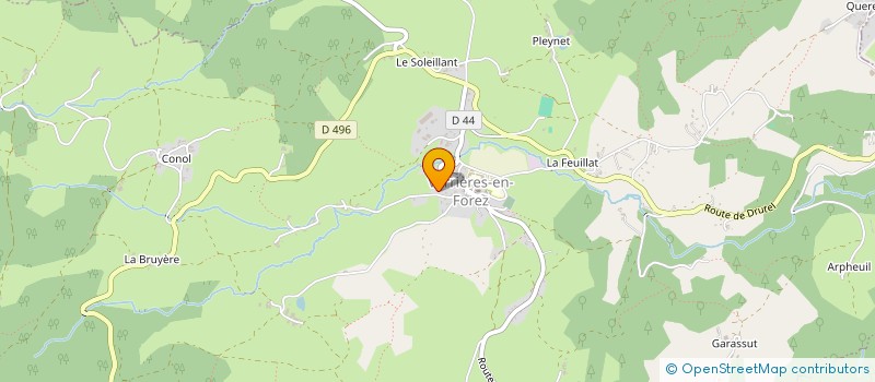 localisation de l'entreprise SLACH FAMILY  VERRIERES-EN-FOREZ