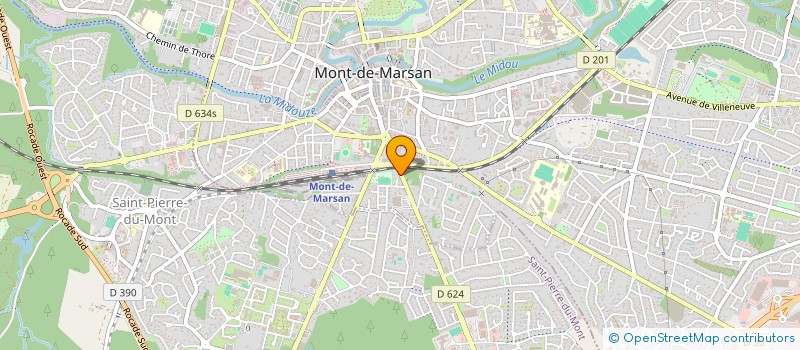 localisation de l'entreprise SLAD HOLDING  MONT-DE-MARSAN