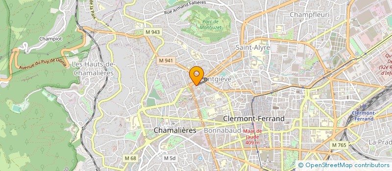 localisation de l'entreprise SLAES à CLERMONT-FERRAND