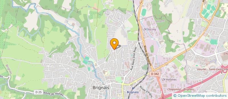 localisation de l'entreprise SLAFY à BRIGNAIS