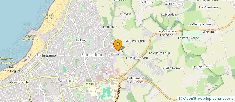 localisation de l'entreprise SLAINTE  SAINT-MALO
