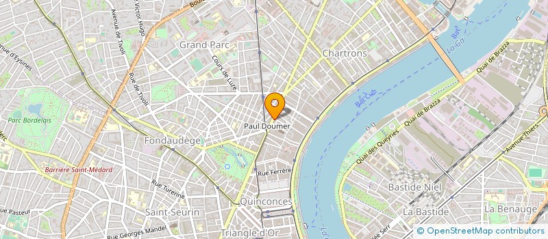 localisation de l'entreprise SLALI à BORDEAUX