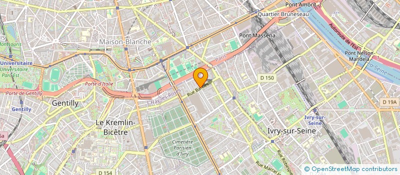 localisation de l'entreprise SLAM à IVRY SUR SEINE