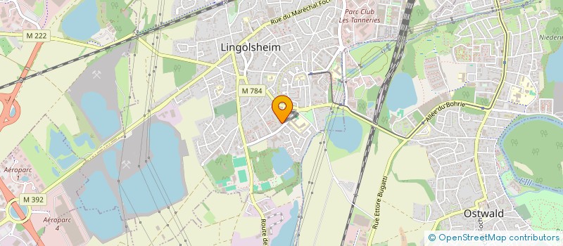 localisation de l'entreprise SLAM  LINGOLSHEIM