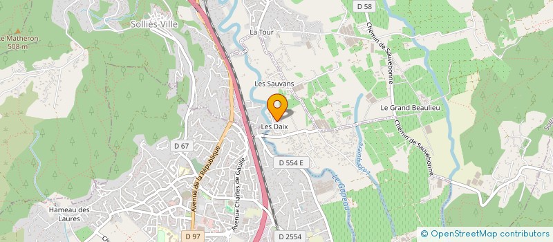 localisation de l'entreprise SLAM FLAMBOYANT  SOLLIES-VILLE