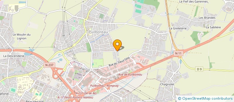 localisation de l'entreprise SLAM & MERVEILLES LR  PUILBOREAU