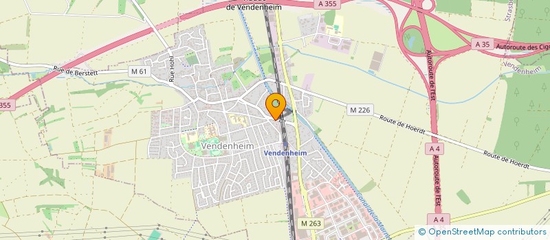 localisation de l'entreprise SLAM MOBILE  VENDENHEIM