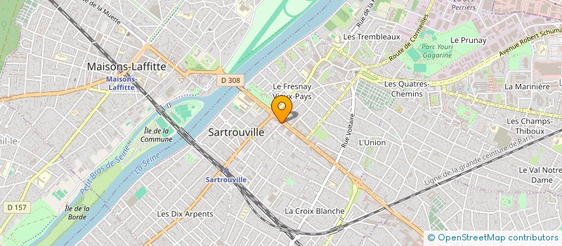 localisation de l'entreprise SLAMA CONSULTING à SARTROUVILLE