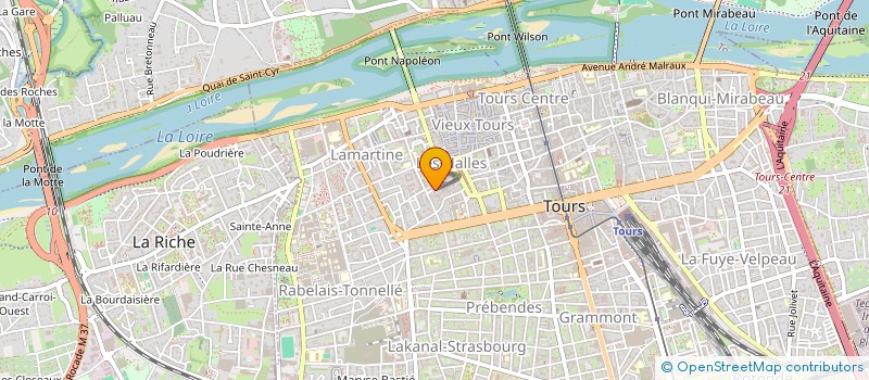 localisation de l'entreprise SLAMINO  TOURS