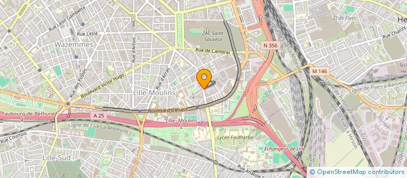 localisation de l'entreprise SLAMINO EVENEMENTS VIVANTS  LILLE