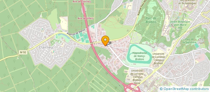 localisation de l'entreprise SLAMJA  VANDUVRE-LES-NANCY