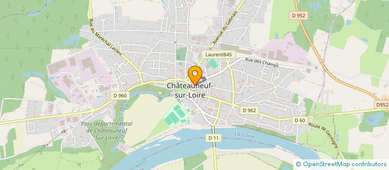 localisation de l'entreprise SLAMME IMMOBILIER  CHATEAUNEUF-SUR-LOIRE