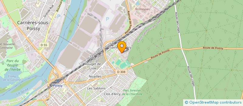 localisation de l'entreprise SLAMOURTON MUSIC LIMITED  POISSY