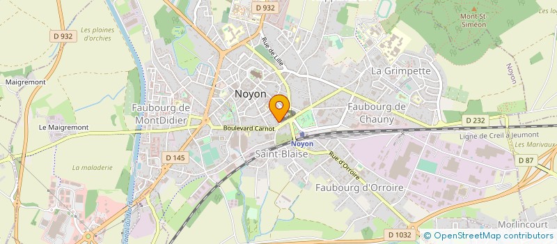 localisation de l'entreprise SLANEY MEATS SARL à NOYON