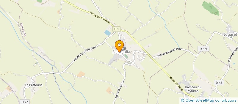 localisation de l'entreprise SLAP  SAINT-JULIA