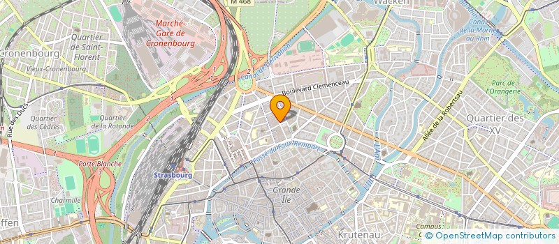 localisation de l'entreprise SLAP à STRASBOURG