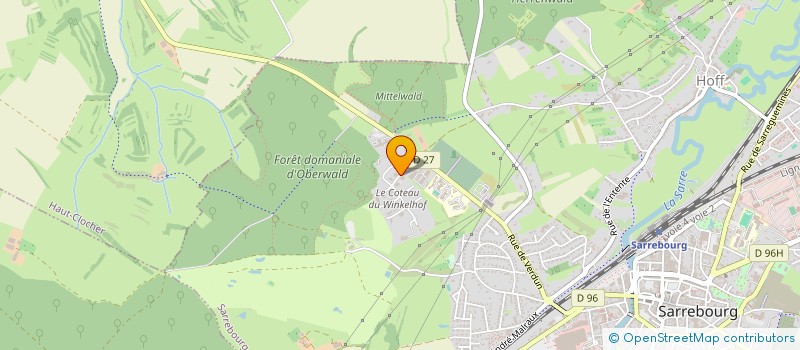 localisation de l'entreprise SLAP à SARREBOURG