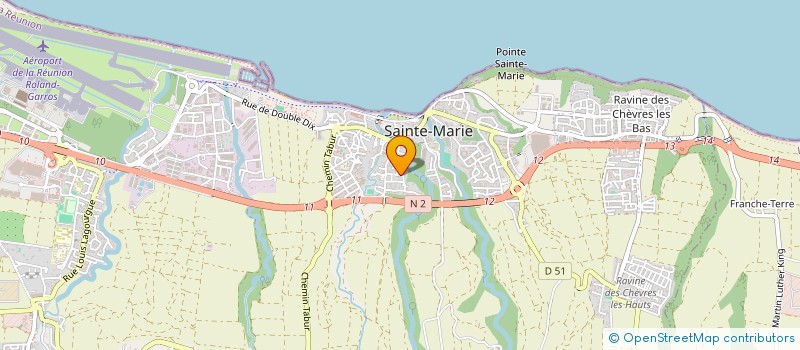 localisation de l'entreprise SLAP à SAINTE-MARIE