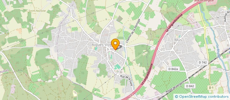 localisation de l'entreprise SLAP  AIGUES-VIVES