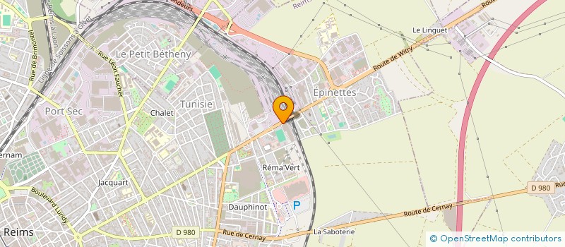 localisation de l'entreprise SLAP STEEL  REIMS