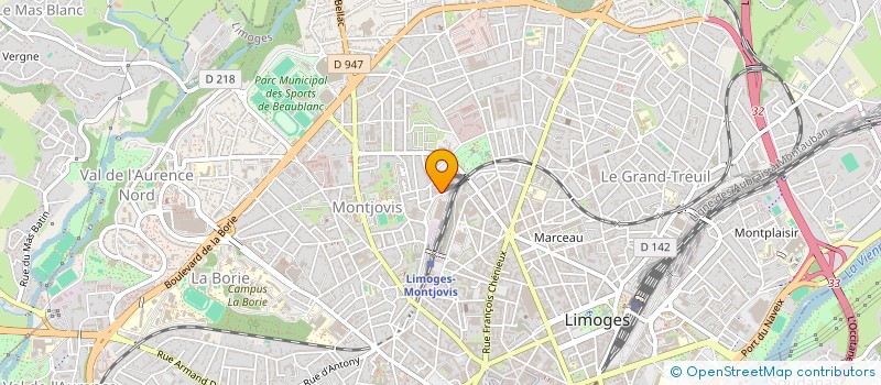 localisation de l'entreprise SLARC ANCONETTI à LIMOGES